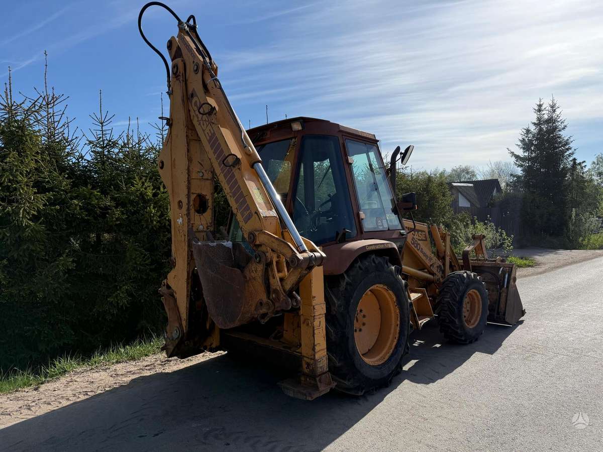 Case 580K TURBO, excavator loader