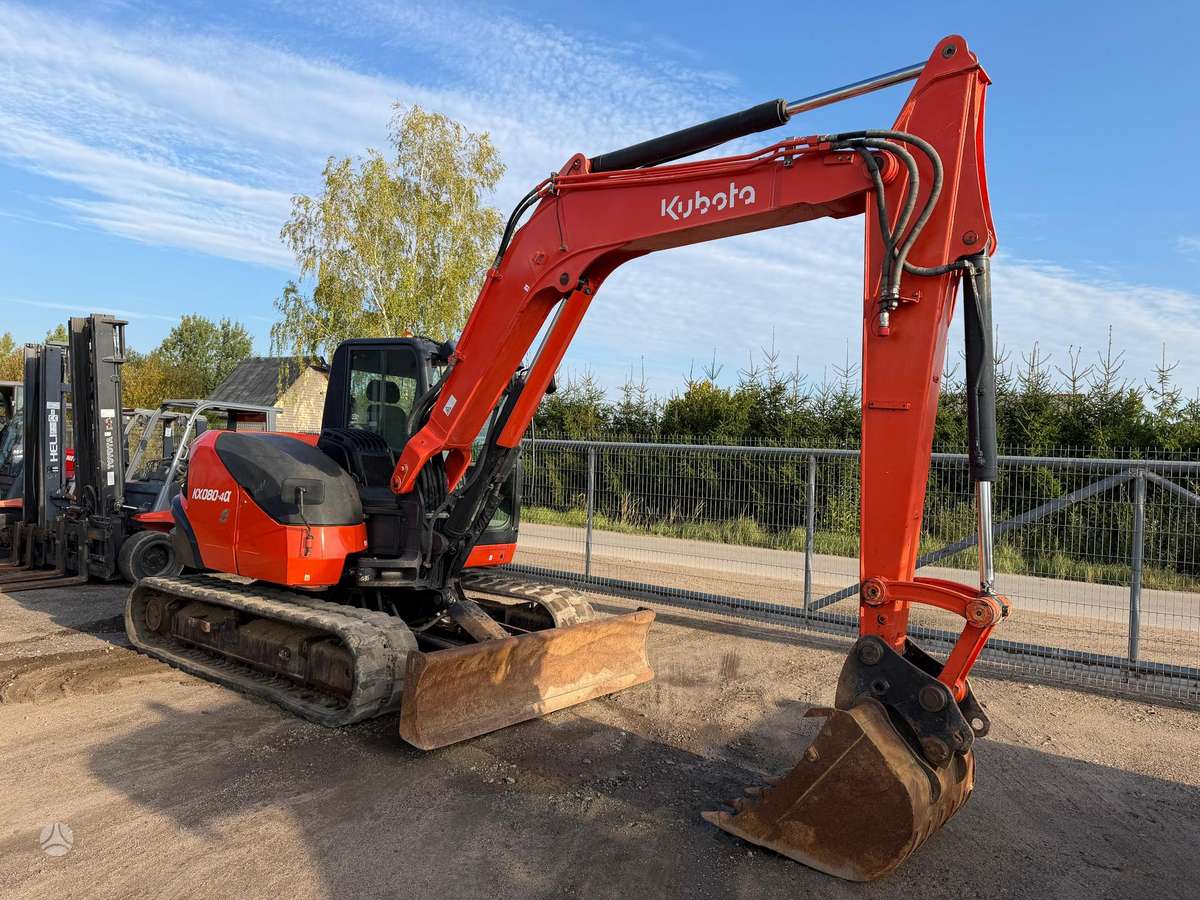 Kubota KX080-4a, ekskavatori
