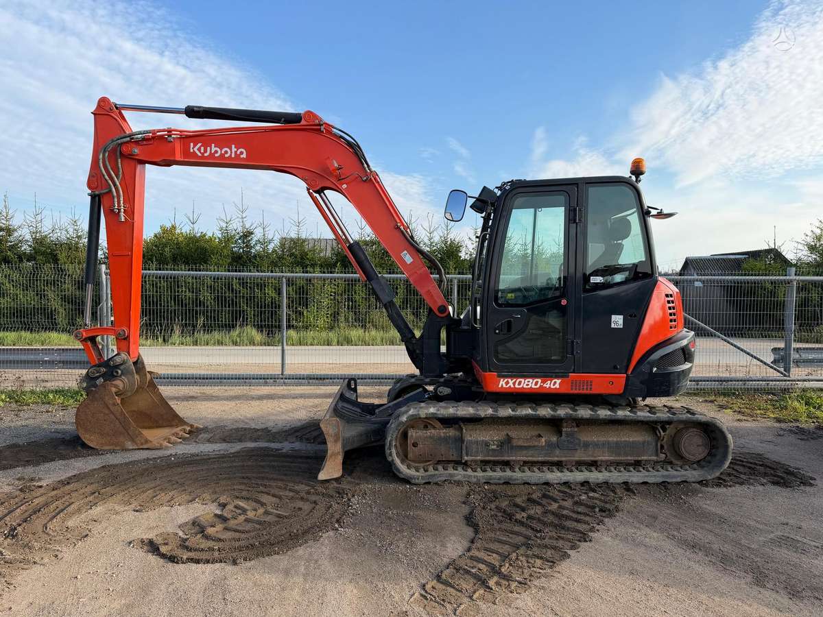 Kubota KX080-4a, ekskavatori