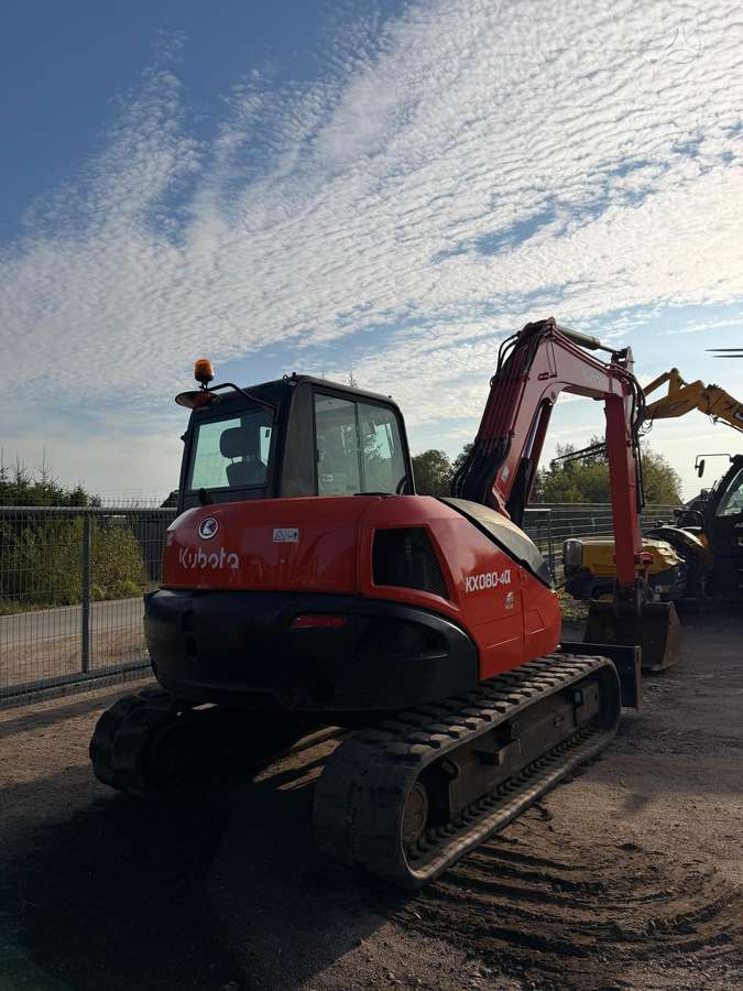 Kubota KX080-4a, ekskavatori