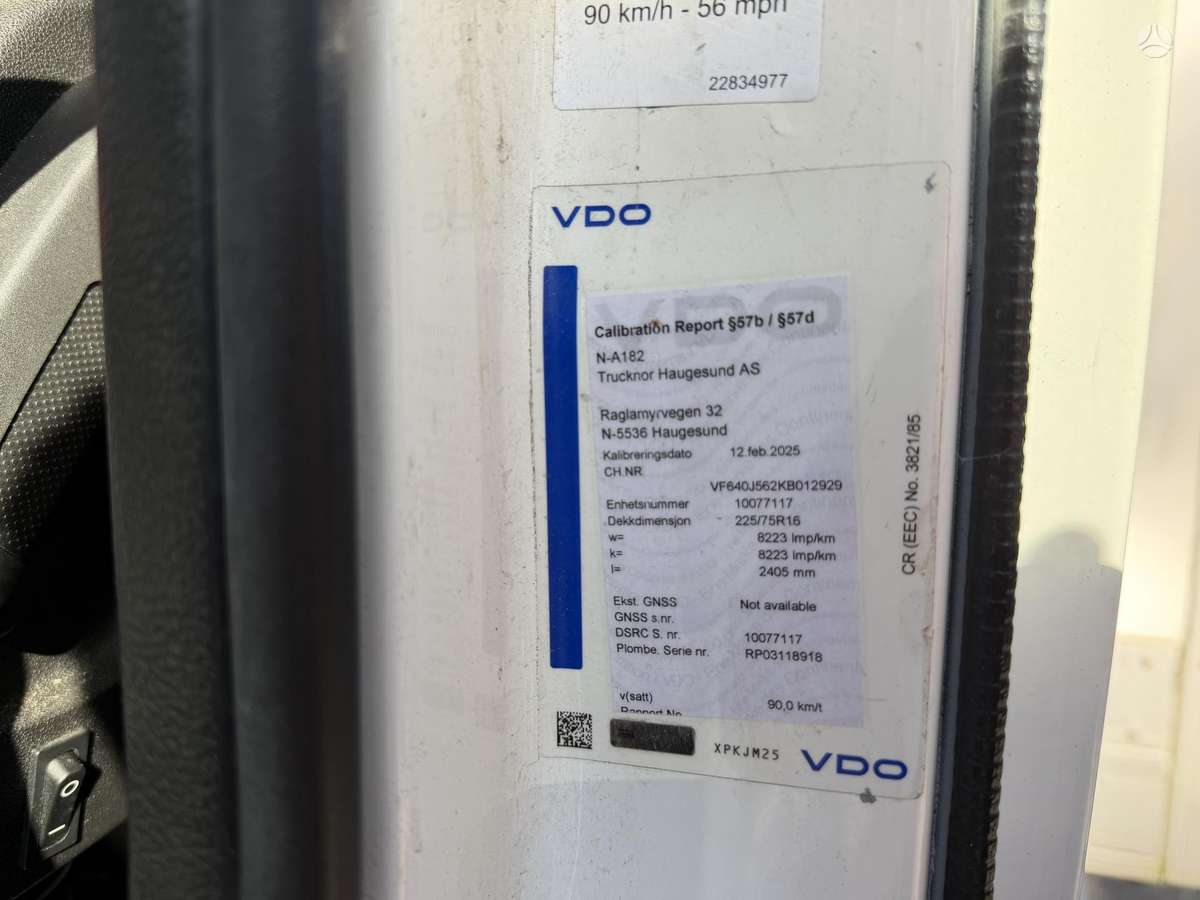 Renault DTI5 210 4x2, šaldytuvai