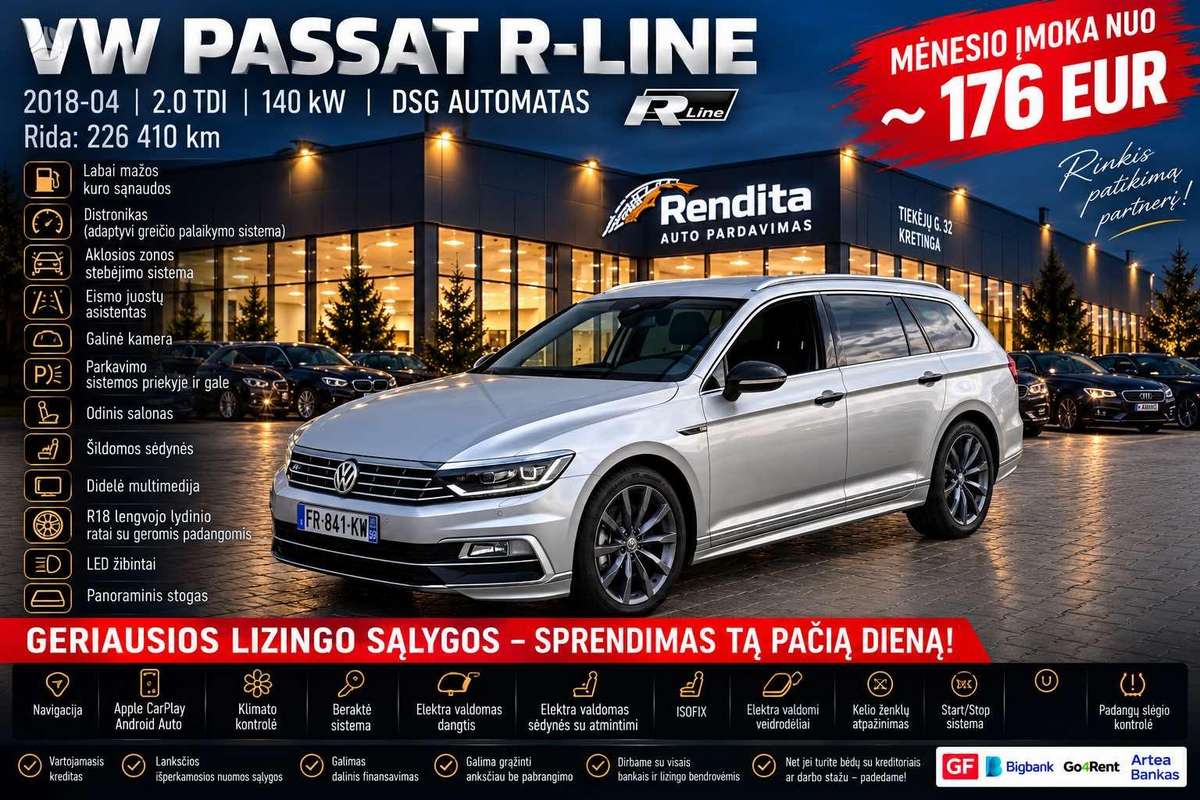 Volkswagen Passat, 2.0 l., universalas