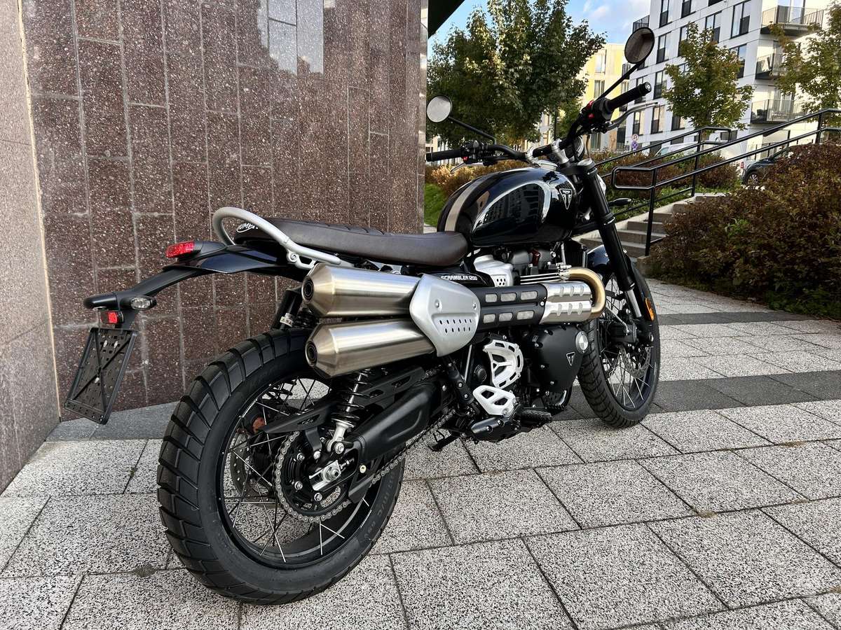 Triumph Scrambler 1200cc, street / classic