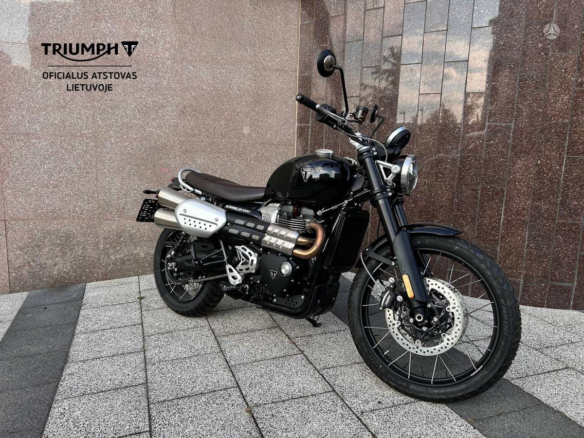 Triumph Scrambler 1200cc, street / classic