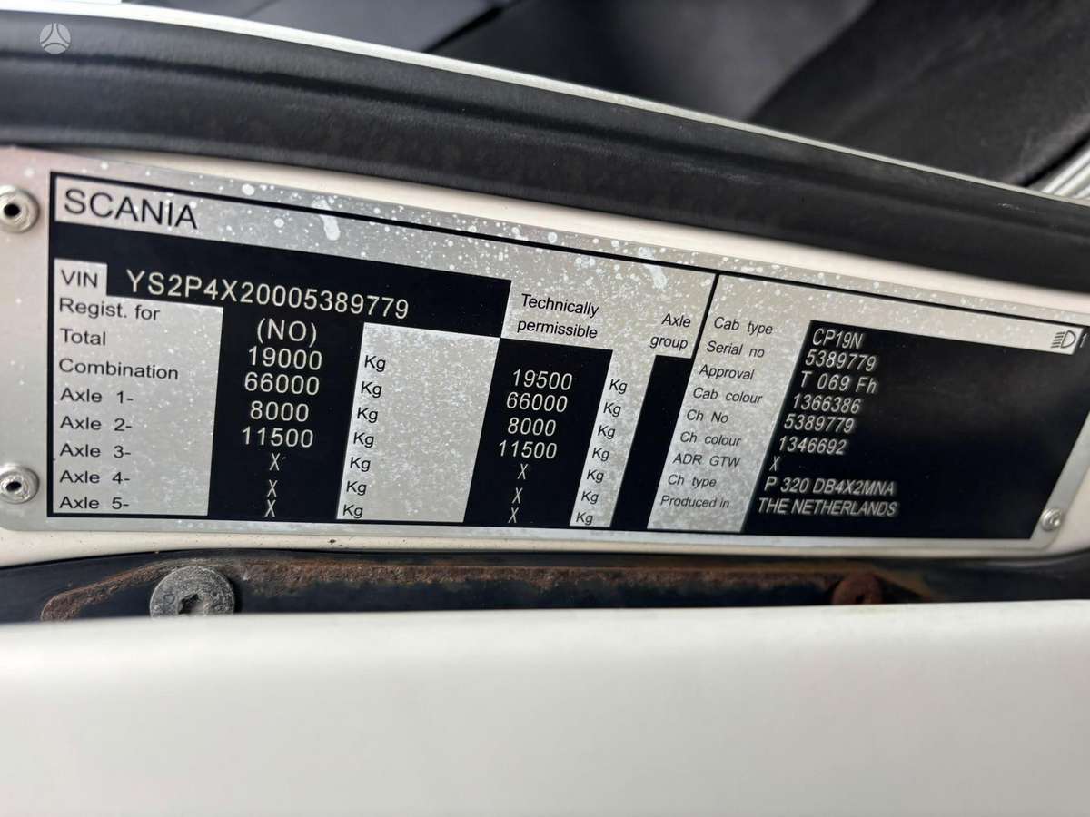 Scania P320, refrižerātori