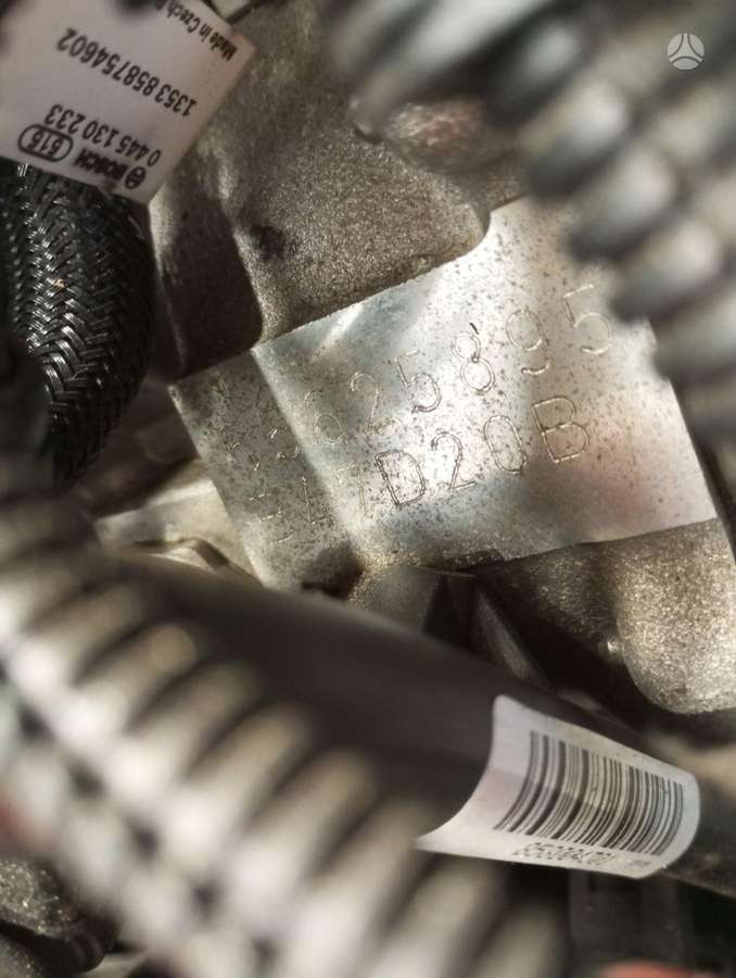 BMW X3, B47D20B, variklio detalės
