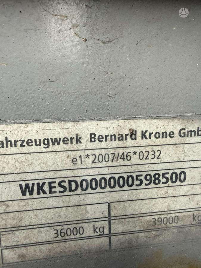 Krone, пологовые / тентовые