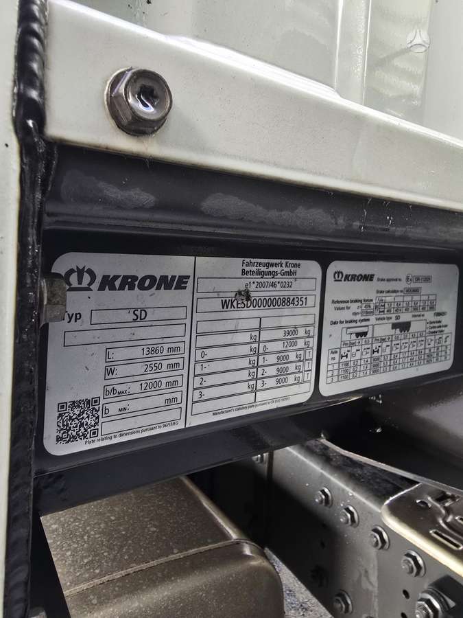 Krone, curtain / tarpaulin