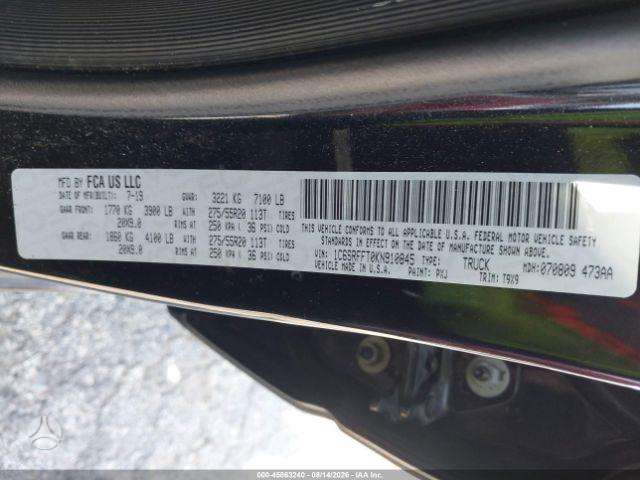 Dodge Ram, 5.7 l., pick-up