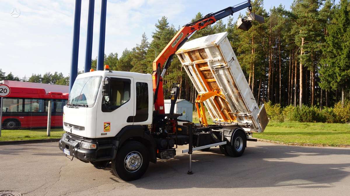 Renault Kerax 380, dumpers with crane