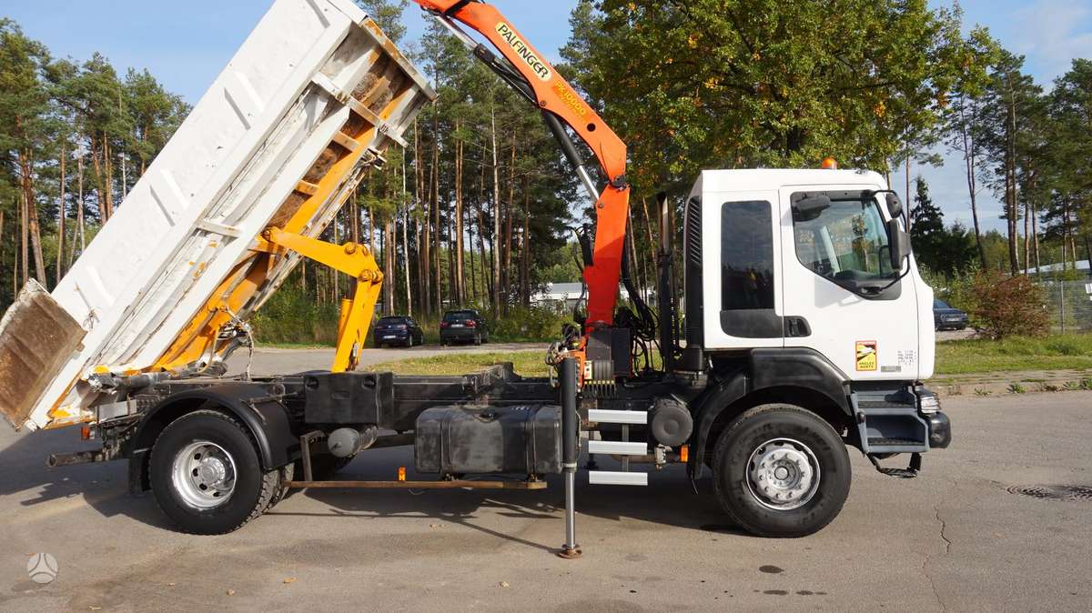 Renault Kerax 380, dumpers with crane