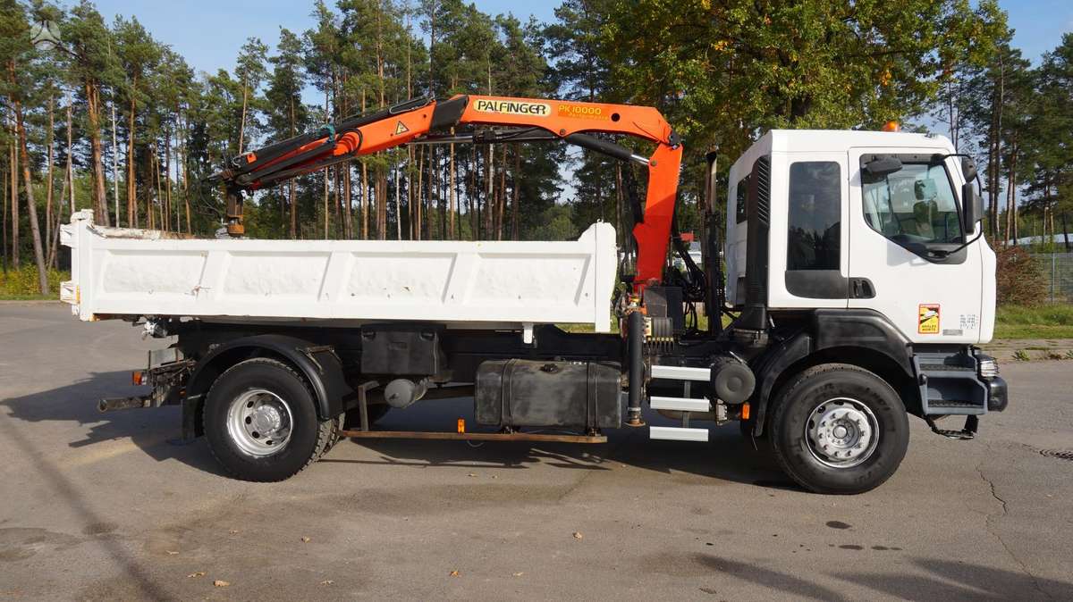 Renault Kerax 380, dumpers with crane