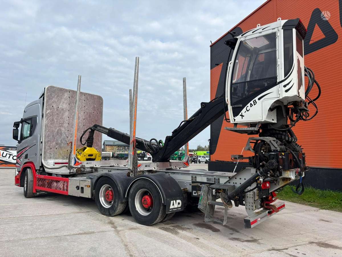 Scania R 650 6x4, timber trucks