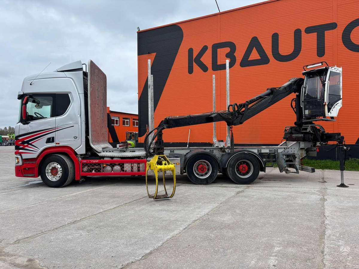 Scania R 650 6x4, timber trucks