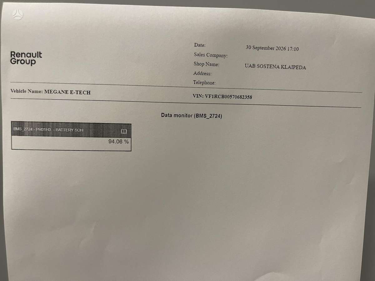 Renault Megane E-Tech, 40 kWh, hatchback