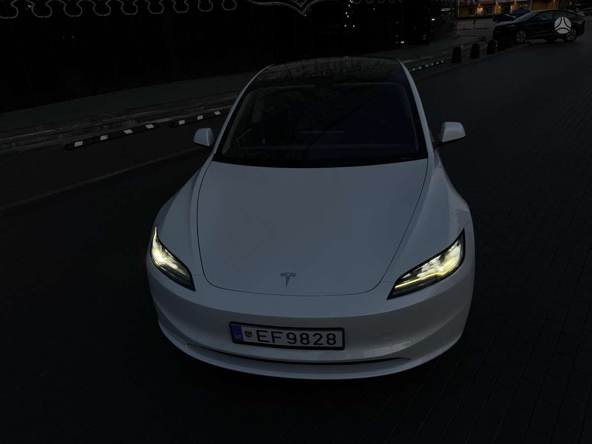 Tesla Model 3, 60 kWh, sedanas