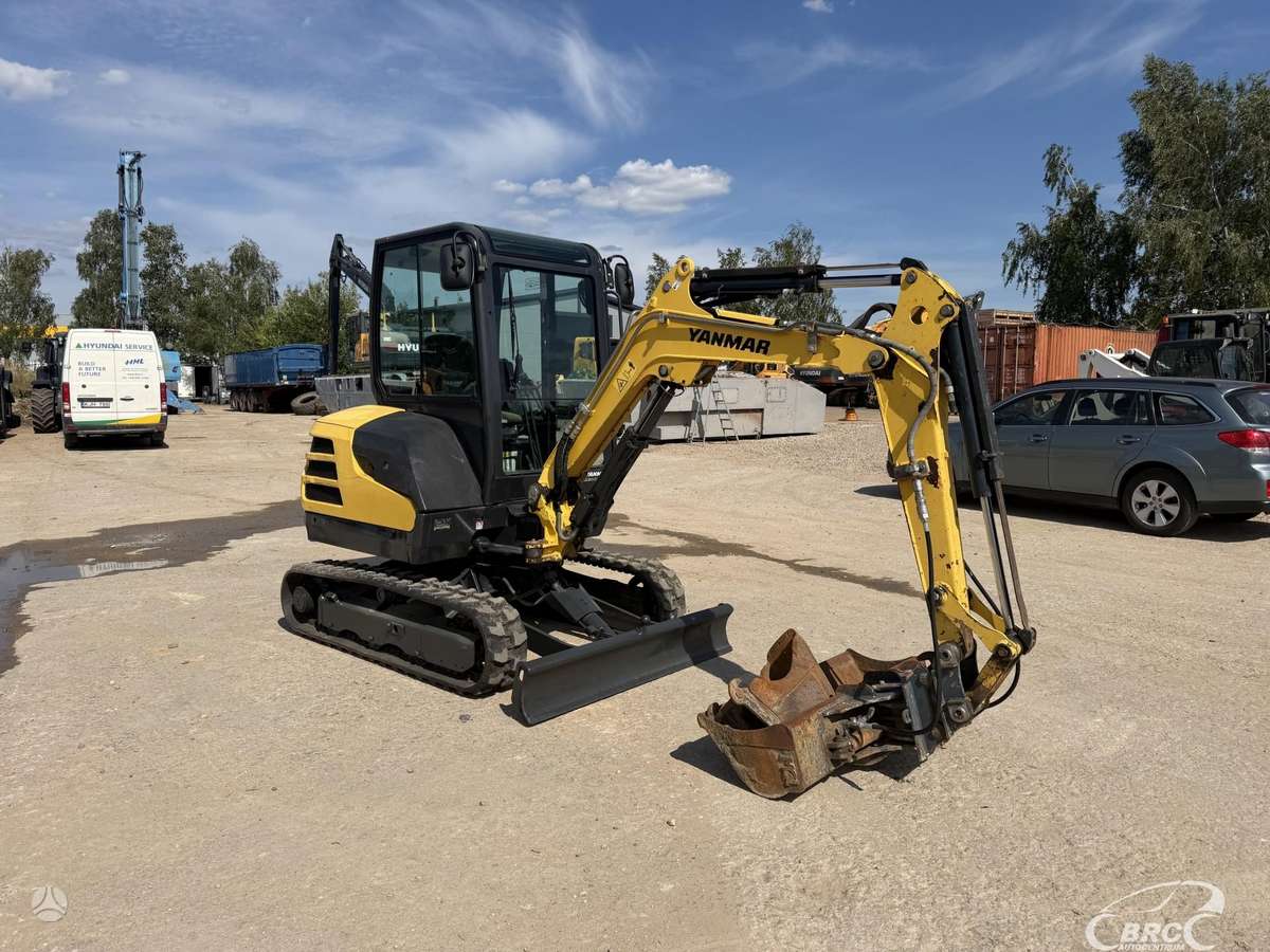Yanmar SV26, mini ekskavatoriai
