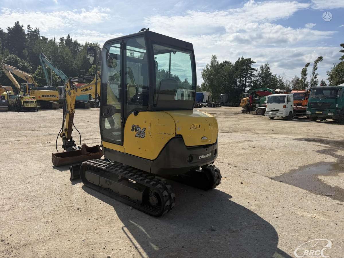 Yanmar SV26, mini ekskavatoriai