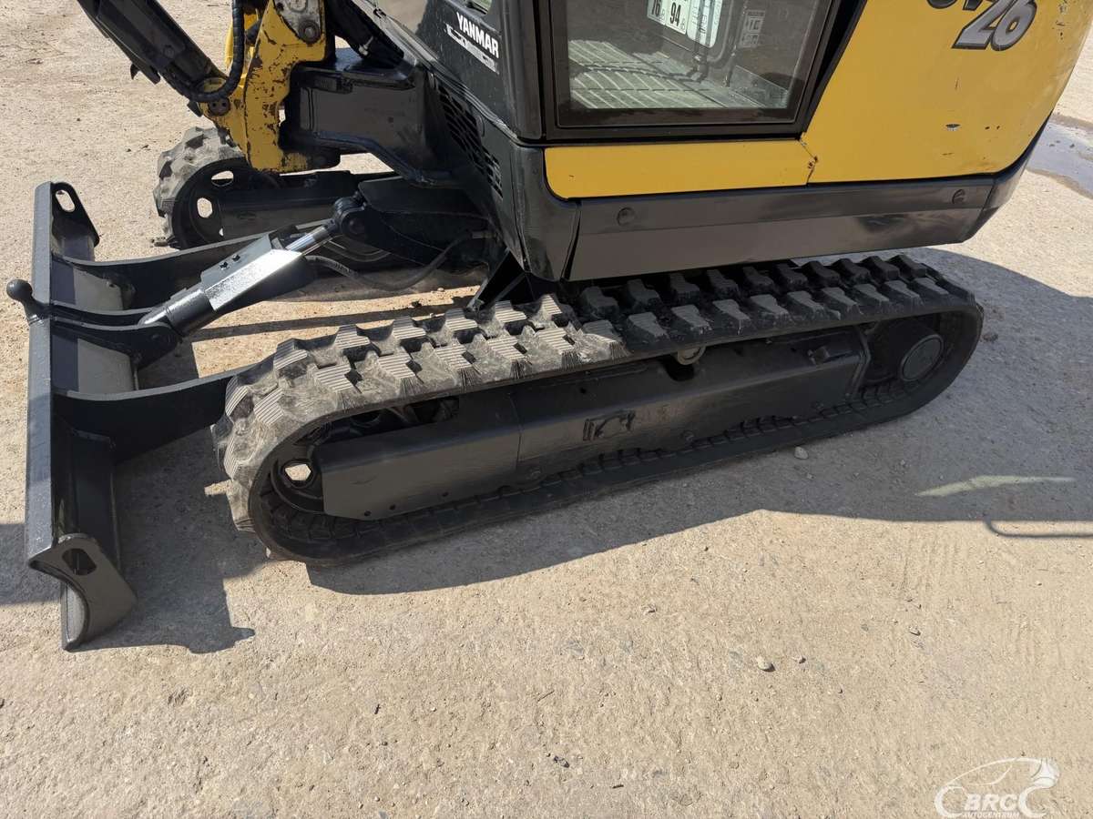 Yanmar SV26, mini ekskavatoriai