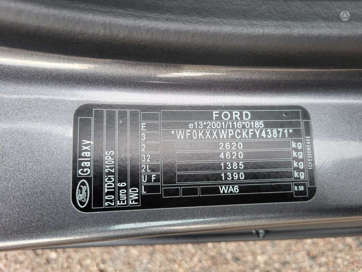 Ford Galaxy, 2.0 l., mpv / minivan