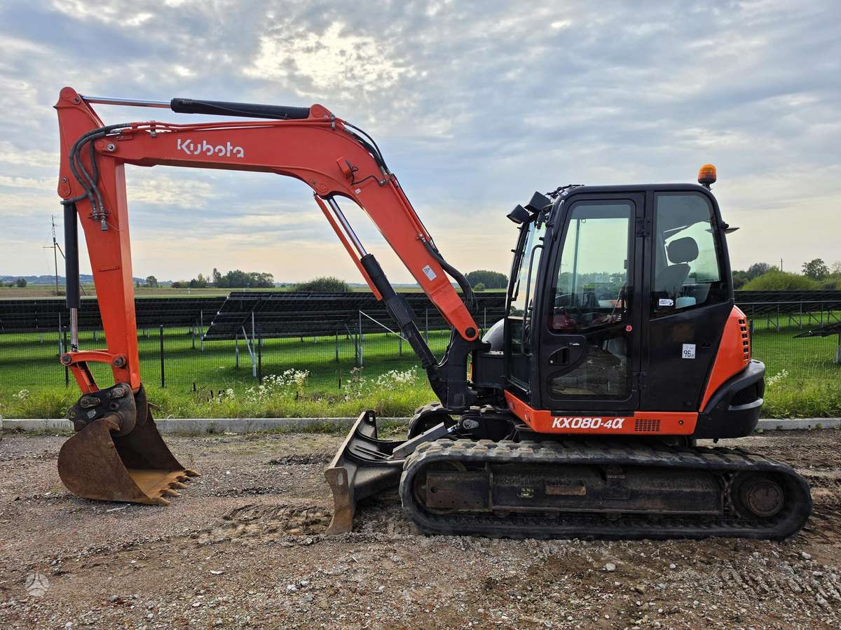 Kubota KX080-4a, excavator