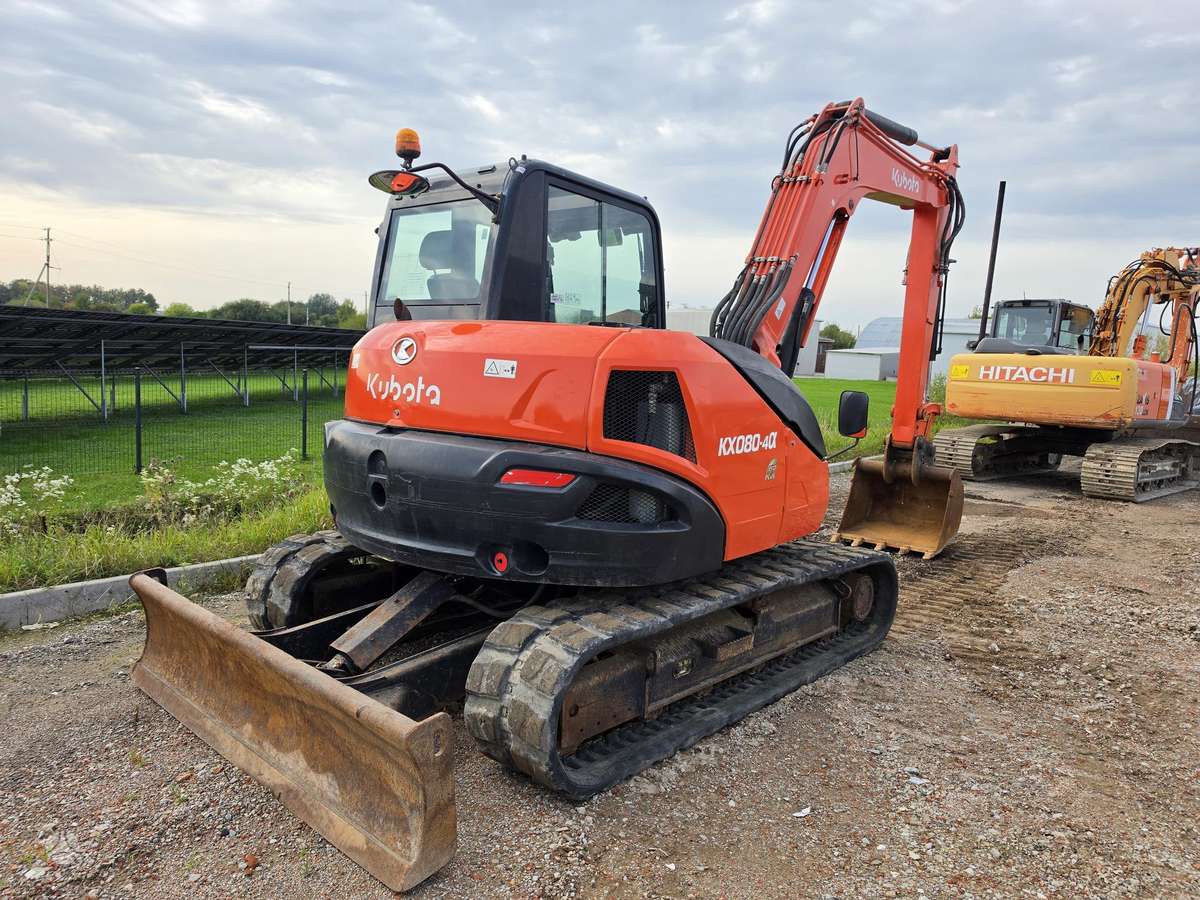Kubota KX080-4a, excavator