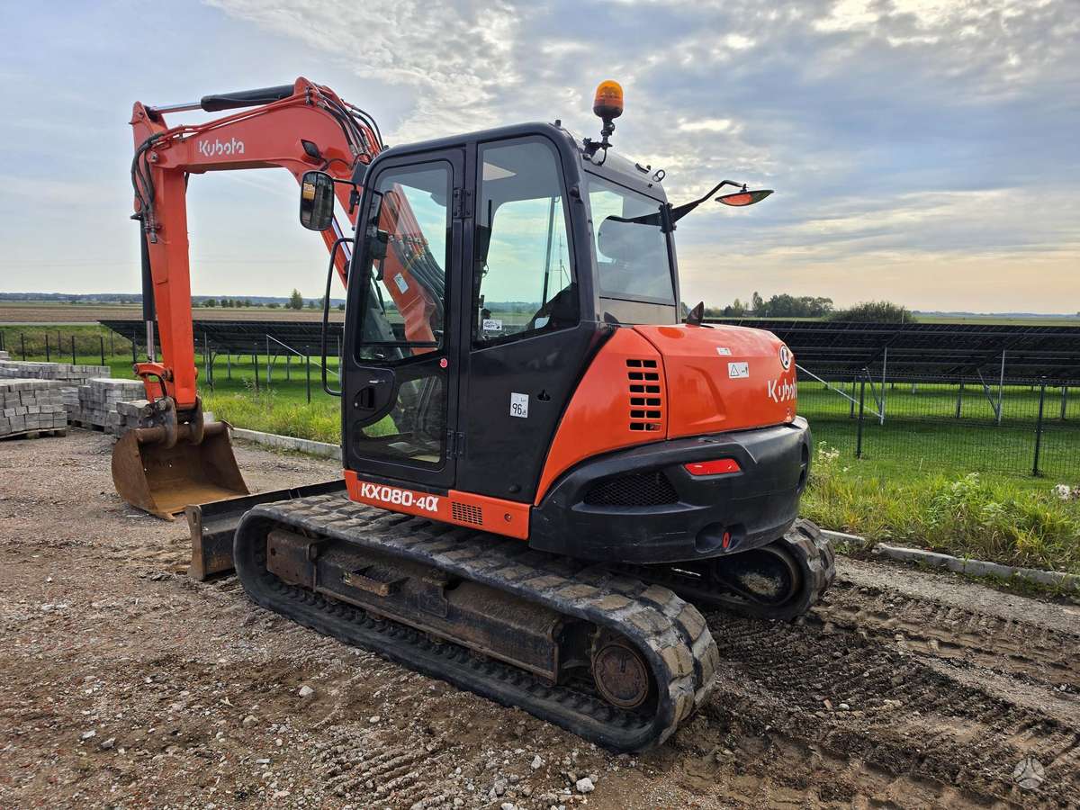 Kubota KX080-4a, mini excavator