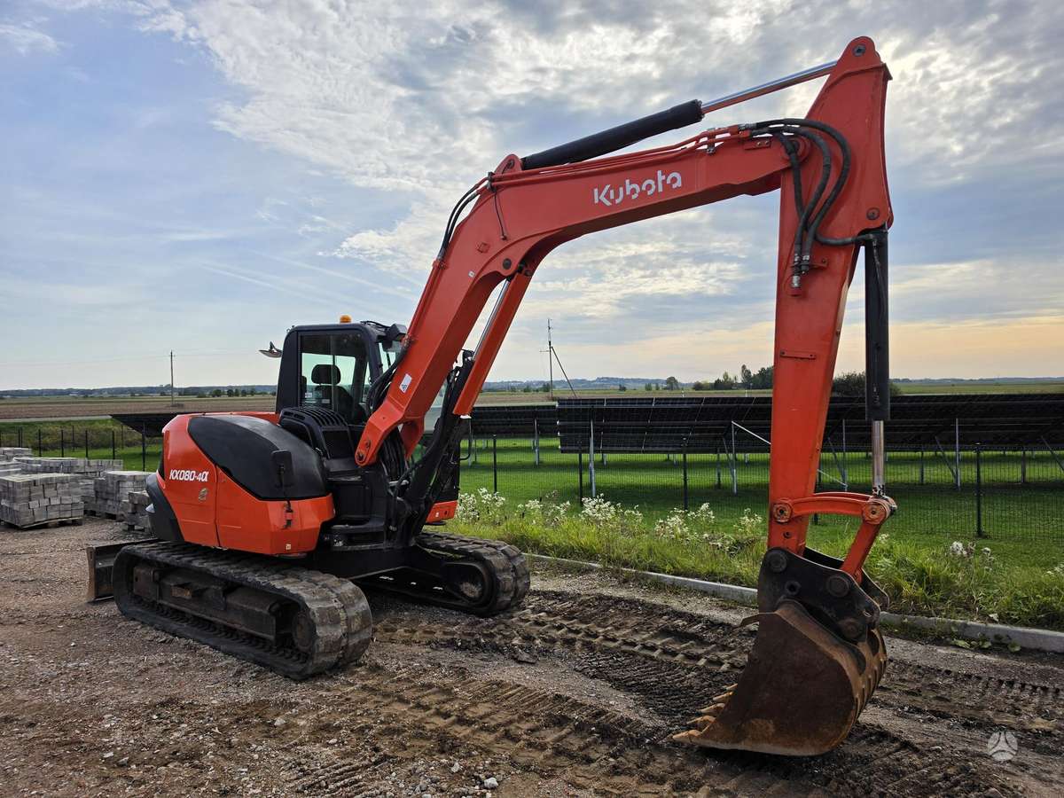 Kubota KX080-4a, mini excavator