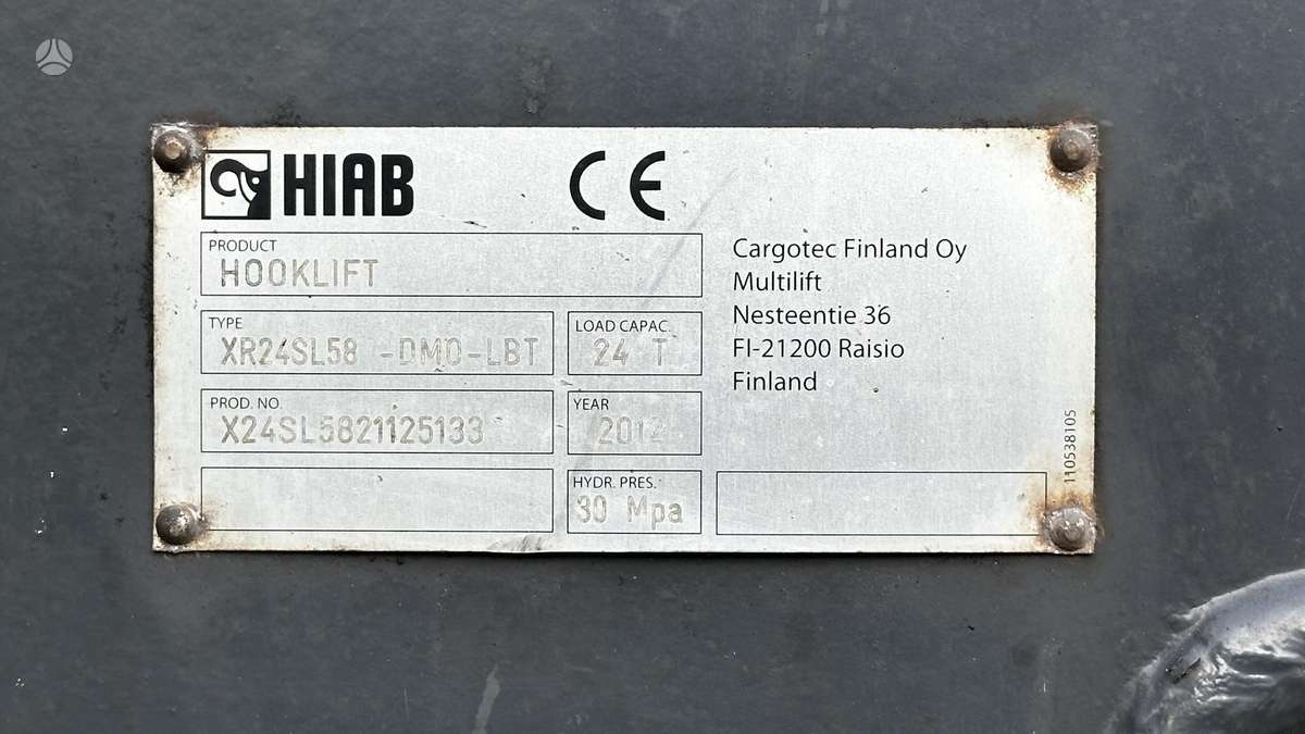 Volvo FM 8x4, hooklift trucks