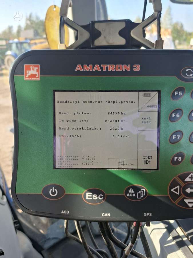Amazone UX 5200, purkštuvai