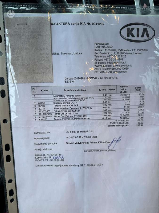 Kia Ceed, 1.4 l., hatchback