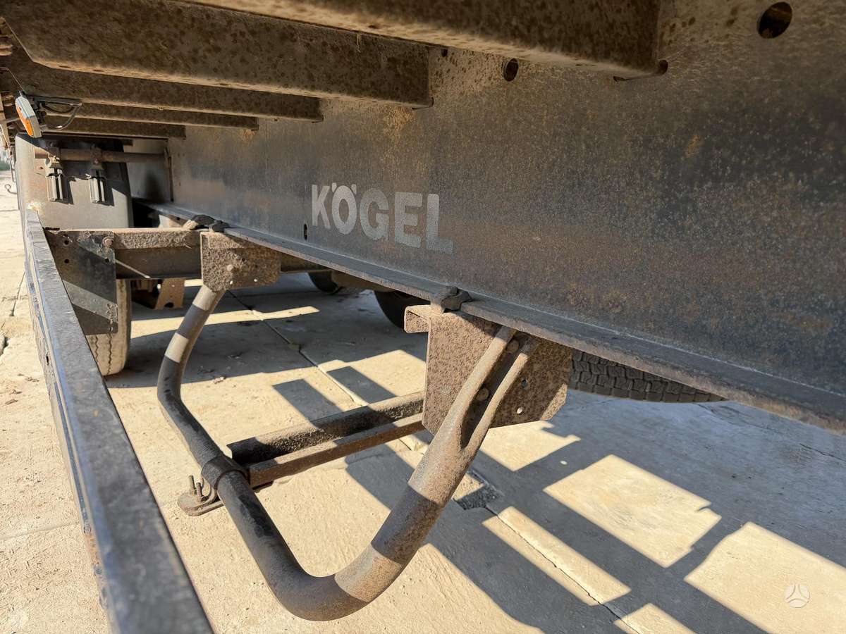 Kögel, dropside with tarpaulin