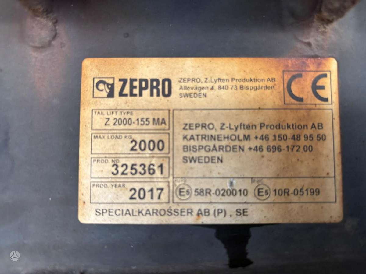 HFR SK20, šaldytuvai
