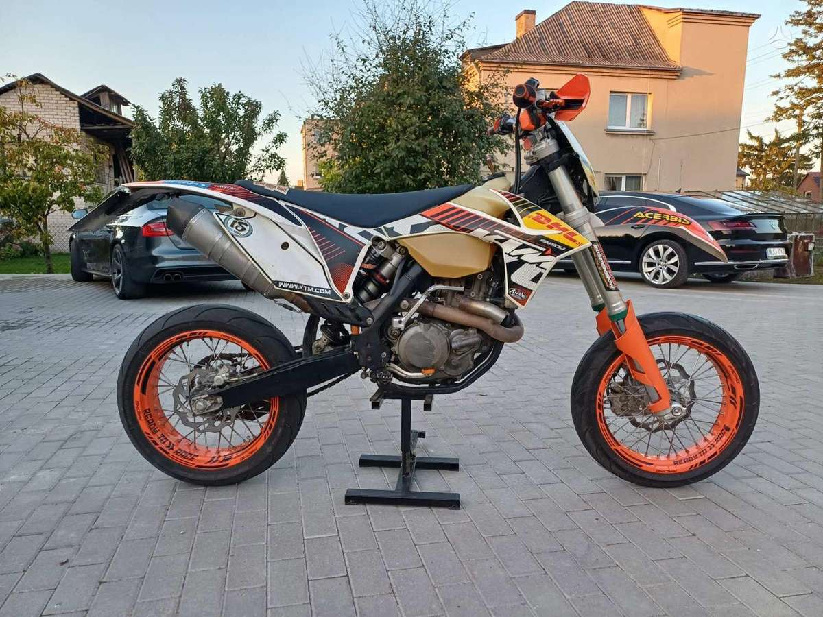 KTM EXC 450cc, street / klasikiniai