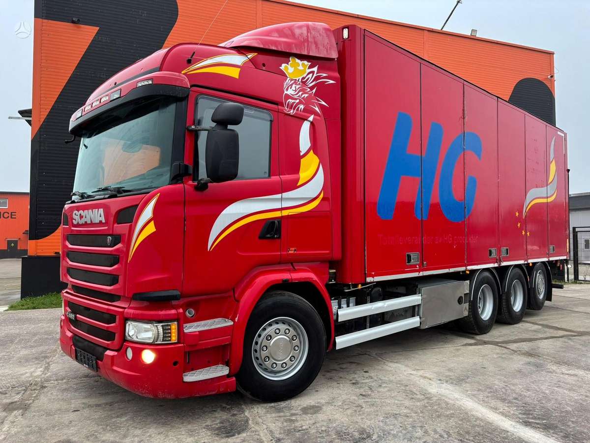 Scania G490 8x4, фургоны-боксы