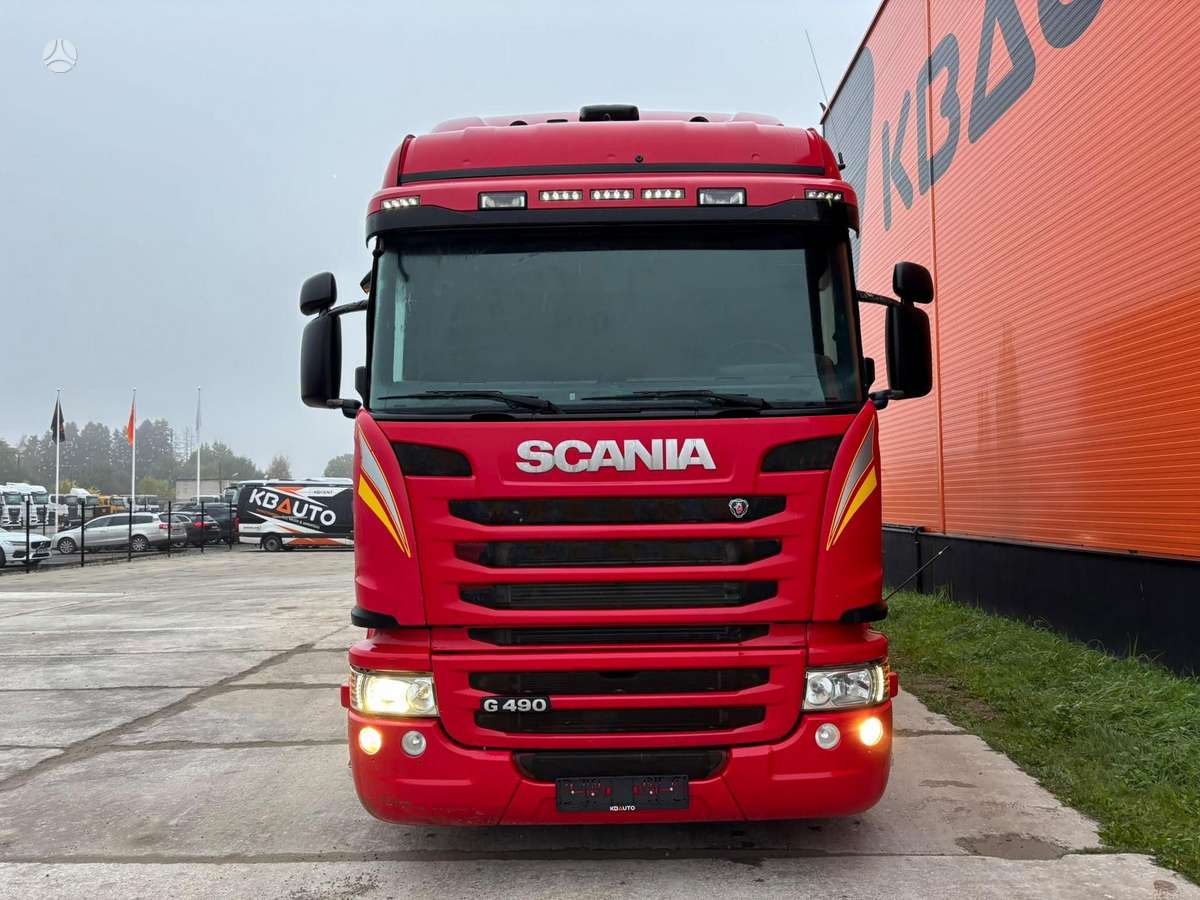 Scania G490 8x4, фургоны-боксы