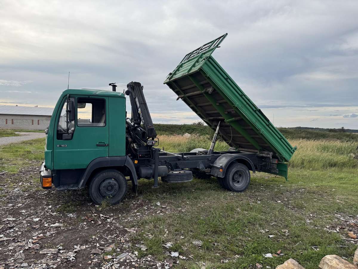 MAN L20B468, самосвалы с краном