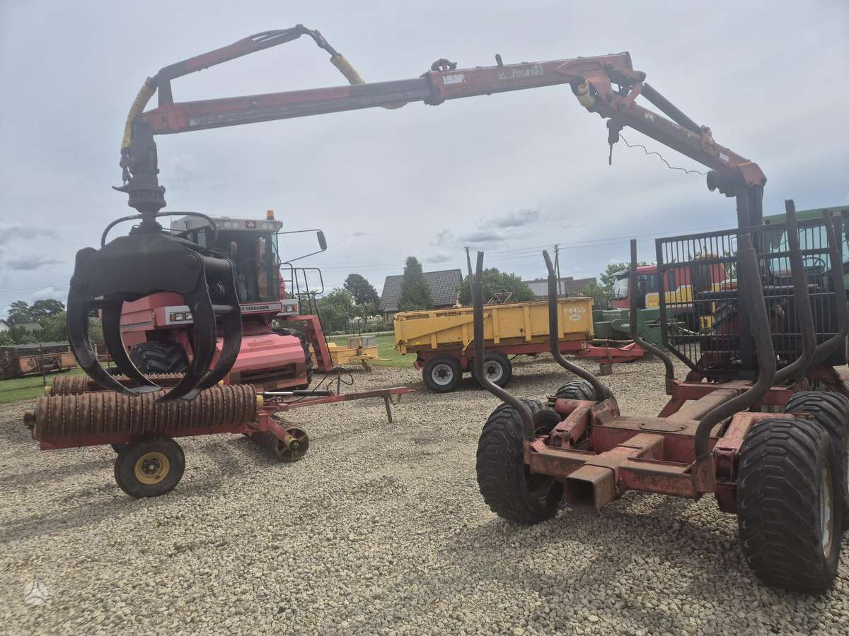 Patu Kesla 202T ir Kesla 655, forestry trailers (self-loading)