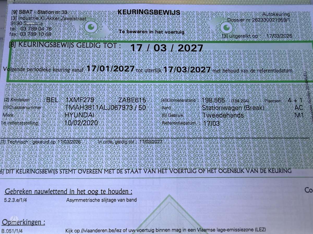 Hyundai i30, 1.0 l., Универсал