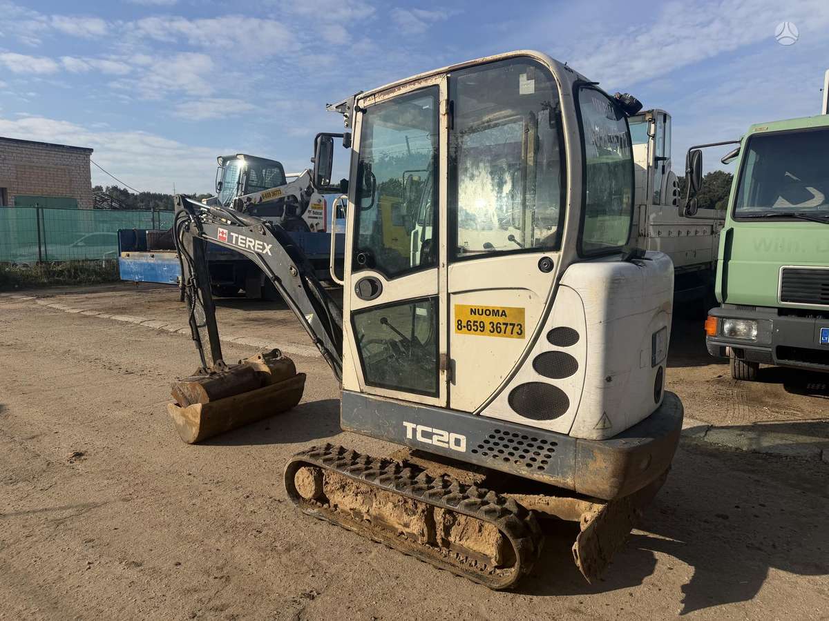 Terex TC20, mini excavator