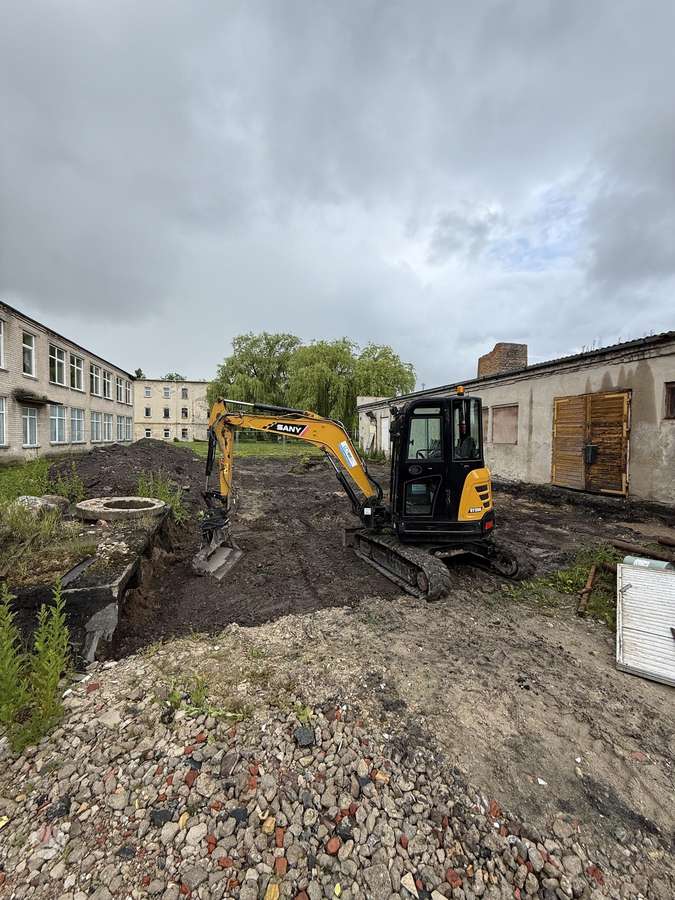 SANY Sy35, mini excavator