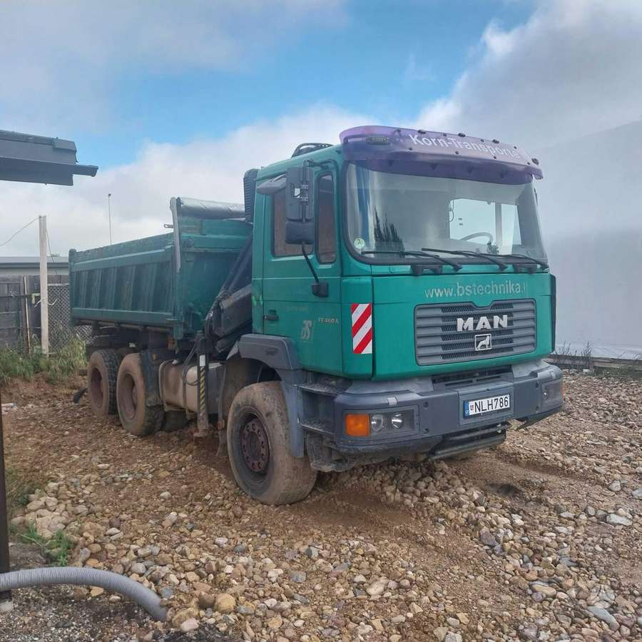 MAN 27.464, dumpers with crane