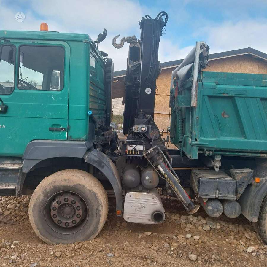 MAN 27.464, dumpers with crane
