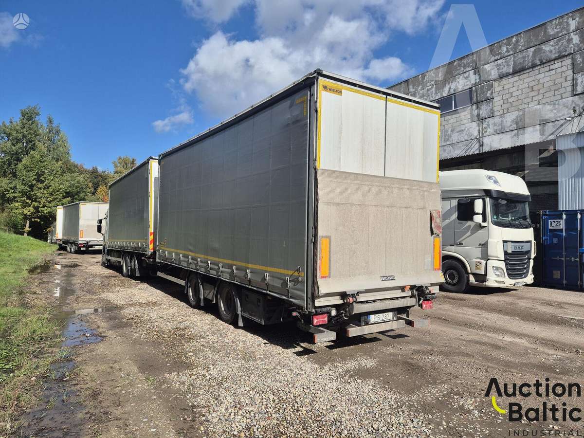 Scania P 410, бортовые с шторами