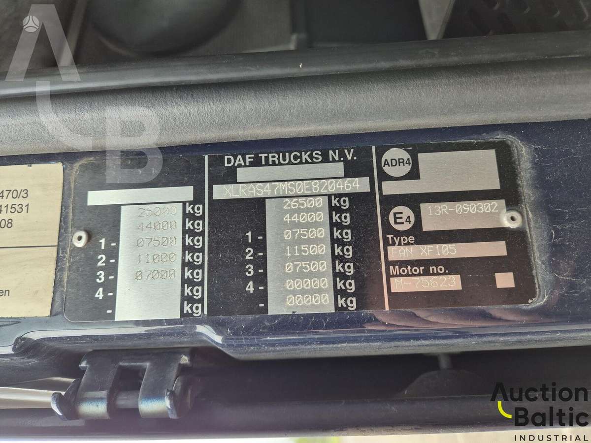 DAF XF105.460T, самосвалы