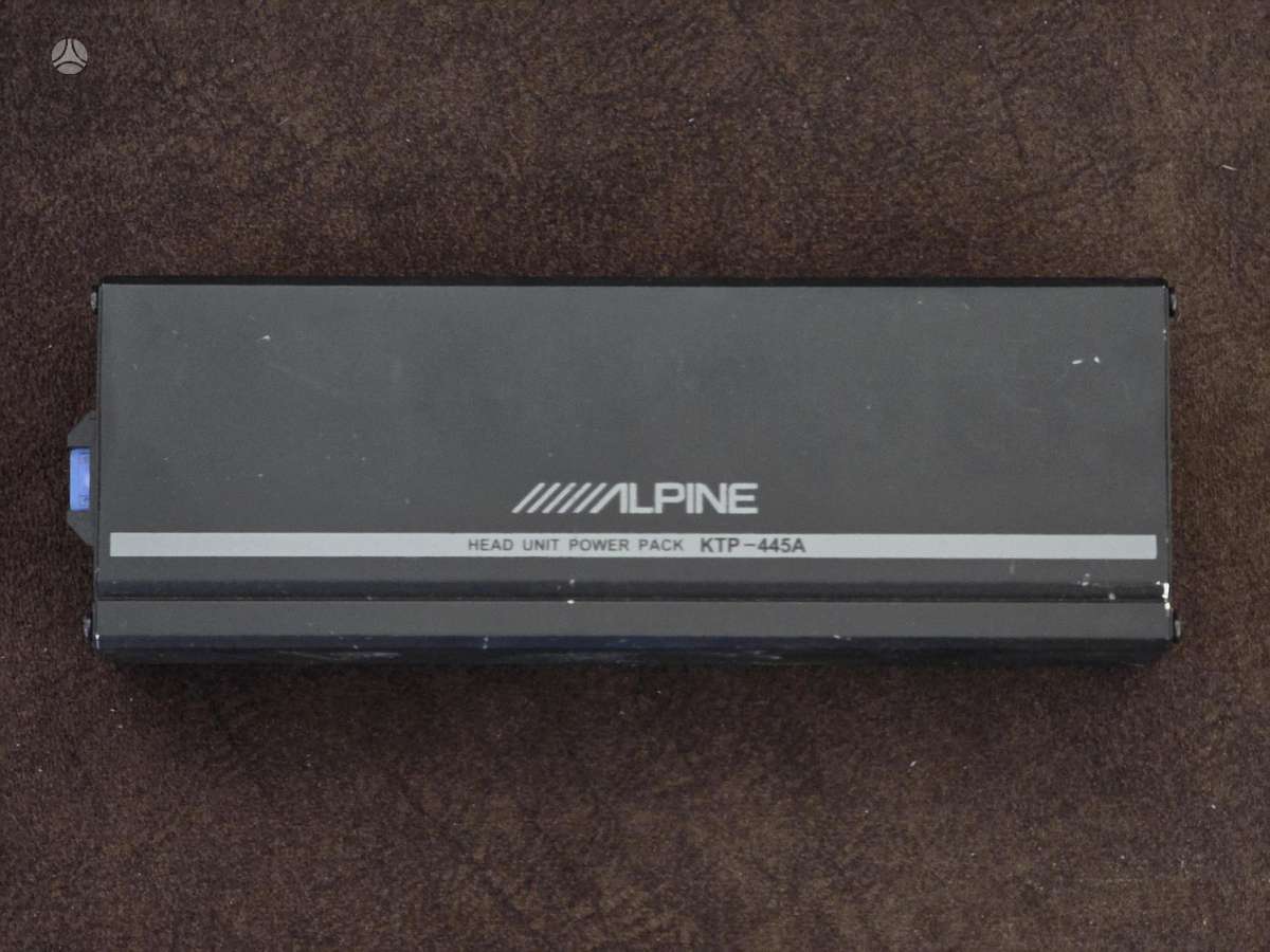 Alpine KTP-445A, garso stiprintuvai