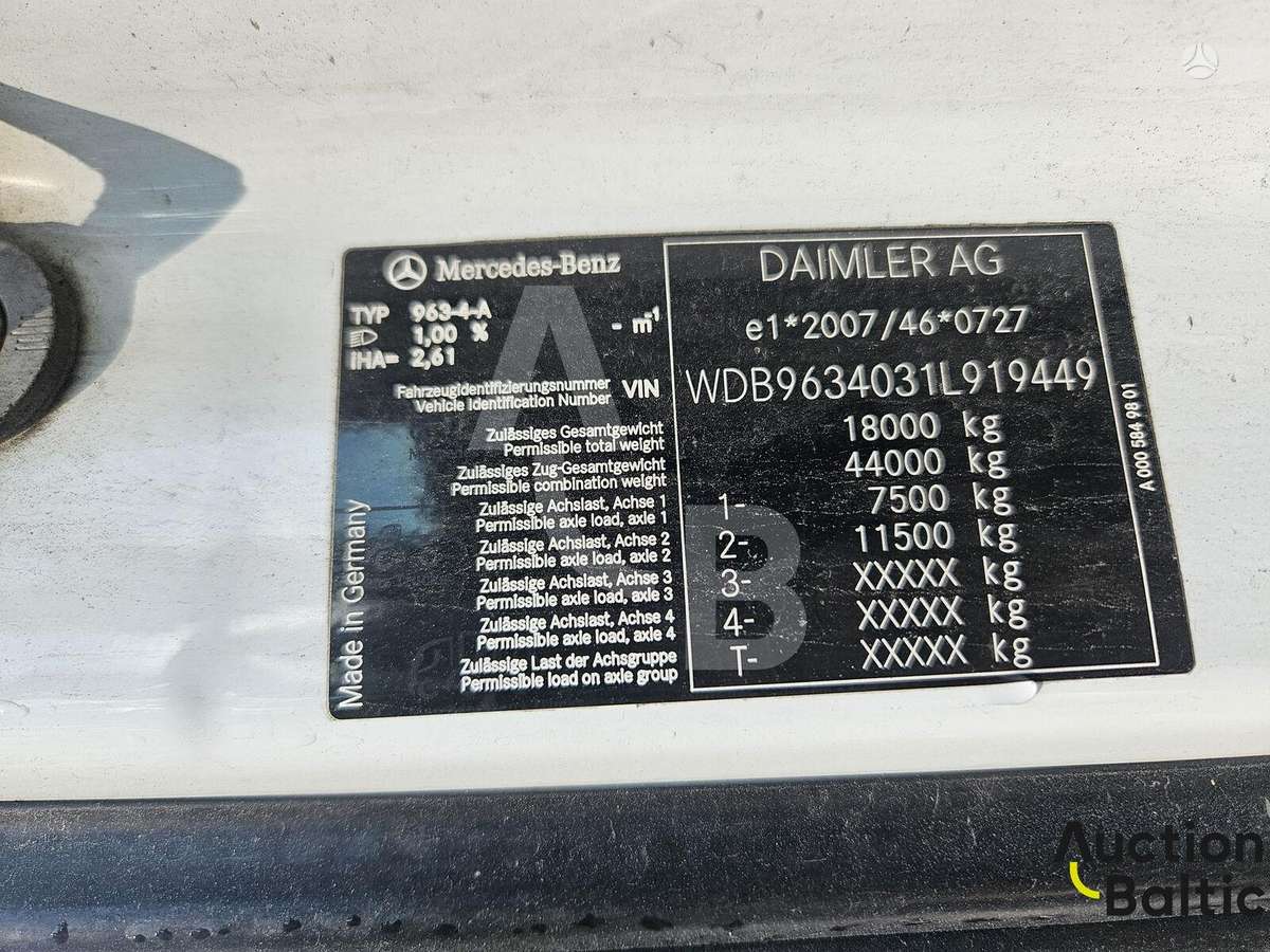Mercedes-Benz Actros 1842, other