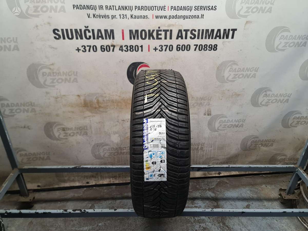 Michelin CrossClimate SUV, всесезонные 215/55 R18