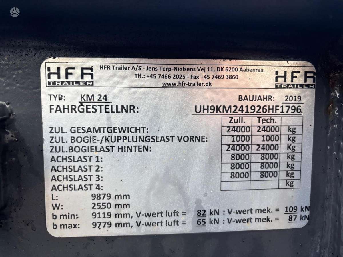 HFR KM 24, konteineru