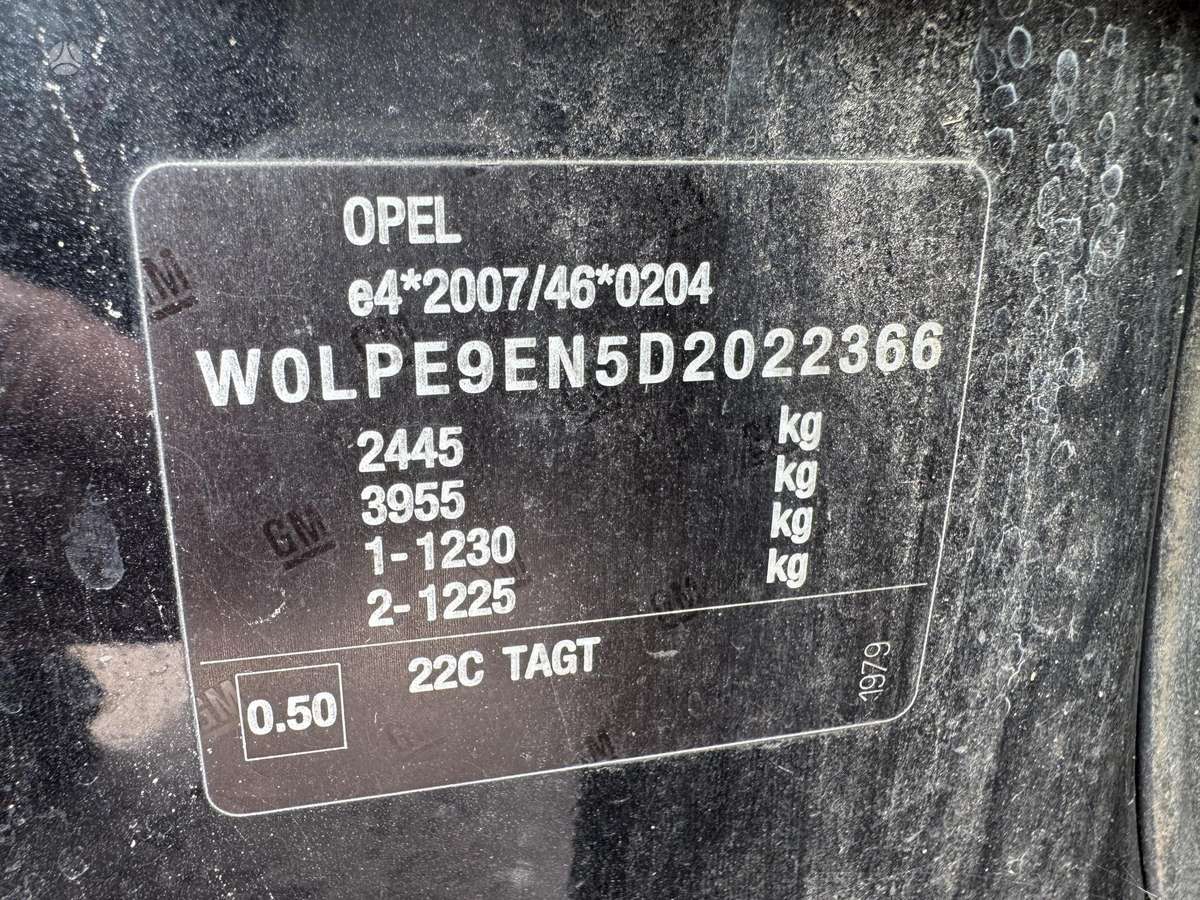 Opel Zafira, A20DTH